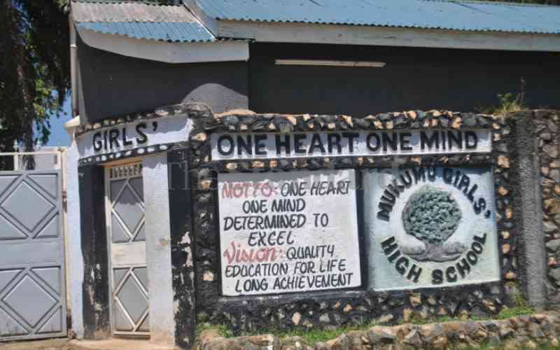 Mukumu Girls to open on May 8 after rehabilitation is complete