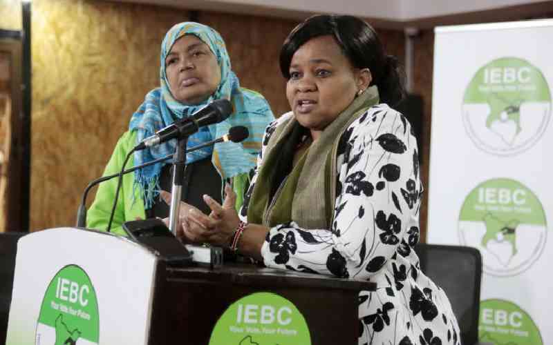 IEBC to put up voter register at polling stations