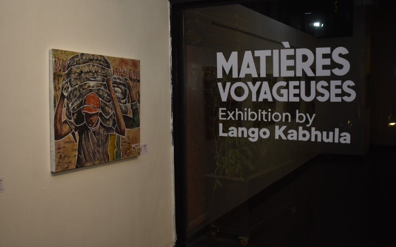 Lango Kabhula: Congolese artist uses paintings, installation to trace materials' journey