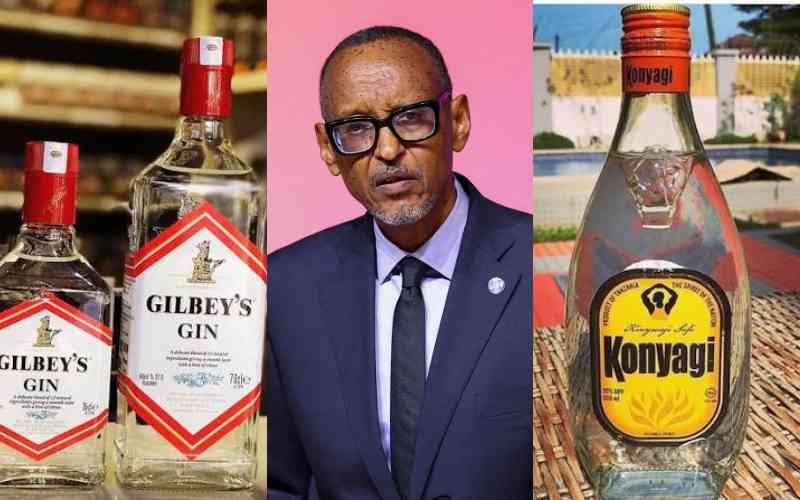 Rwanda bans 52 alcohol brands, including Kenya's Gilbey's Gin