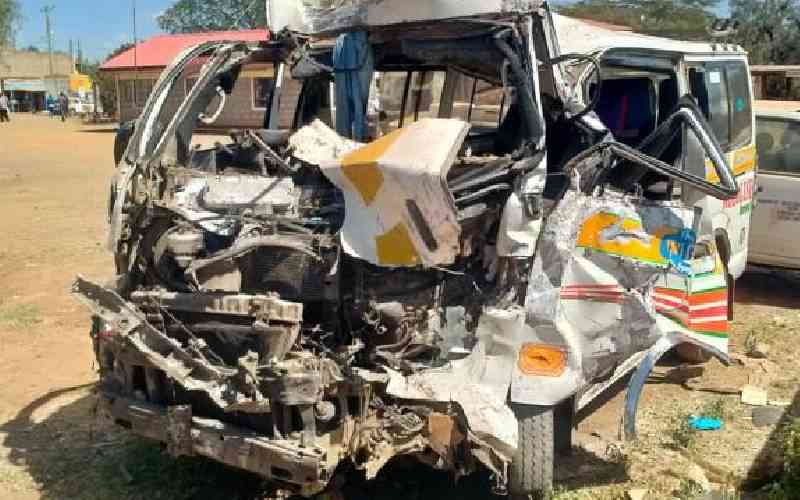 Five people die in Kikopey road accident