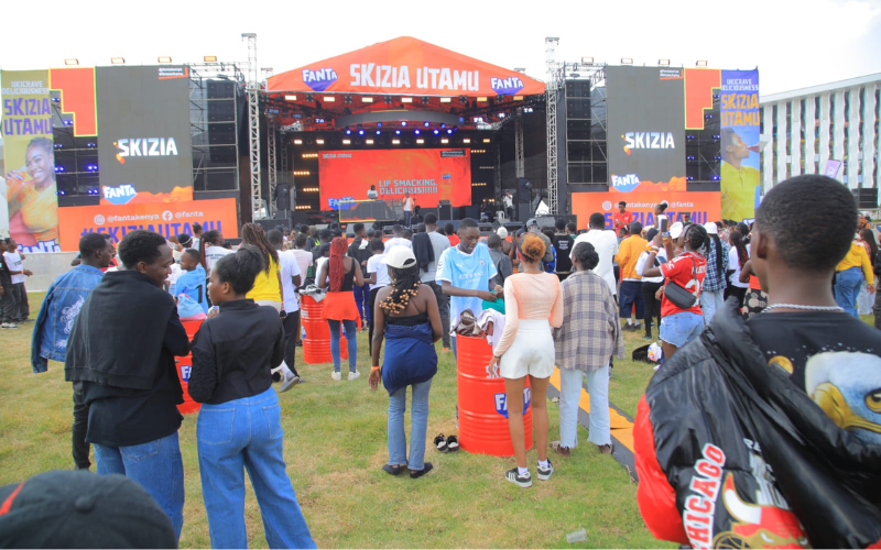 Colloblue, Nikita Kering lead star-studded performances at Fanta Skizia Utamu concert