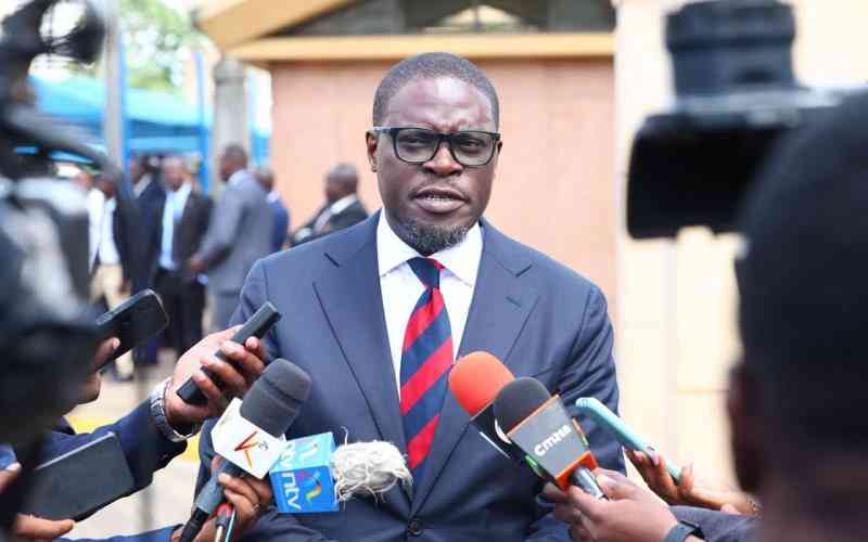 I have nothing to run away from, Sakaja breaks silence