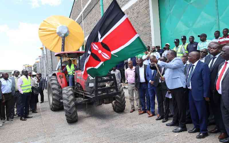 Nakuru gets five mobile grain dryers to mitigate post-harvest losses