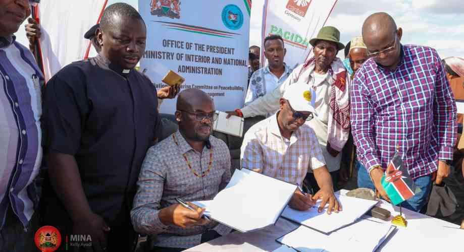 Gabra, Dasanaach communities sign historic peace pact