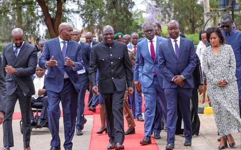 Ruto to Njiru residents: cooperate or be evicted