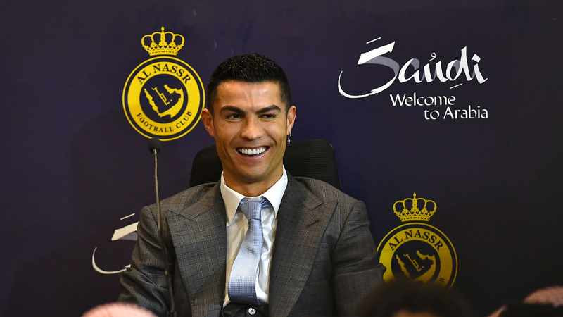 Ronaldo mistakenly says he's come to South Africa instead of Saudi Arabia
