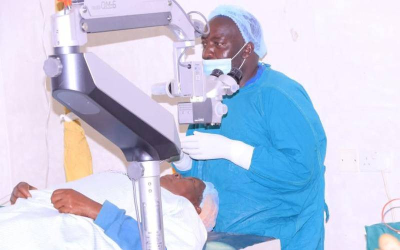 Cataracts are silently robbing Trans Nzoia farmers of their sight