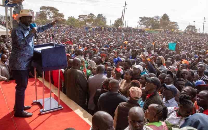 Raila's bombshell as he makes more demands