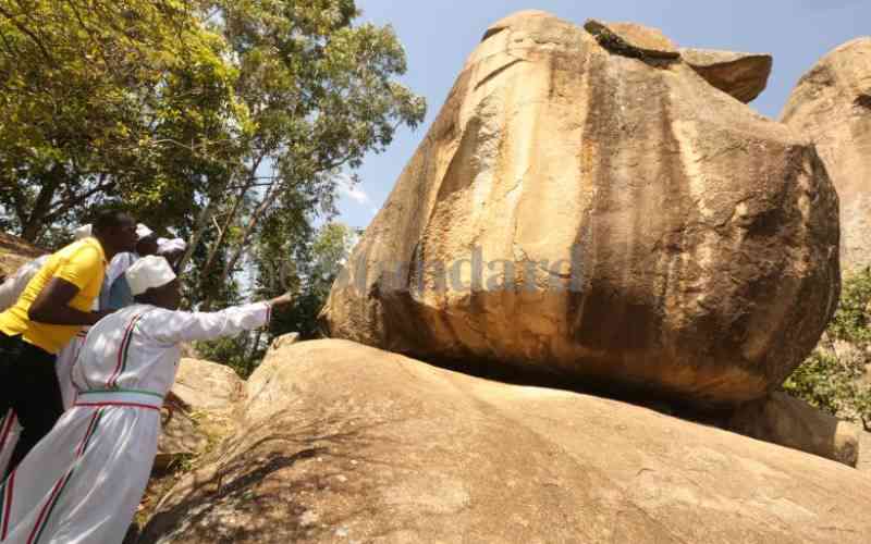 Pilgrims safari to 'miracle rock of faith that hears prayers'