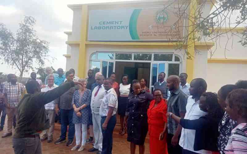 Meru University innovates clay based cement to curb carbon emission