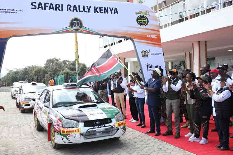 It's time for Vroom as President Ruto flags off Safari Rally