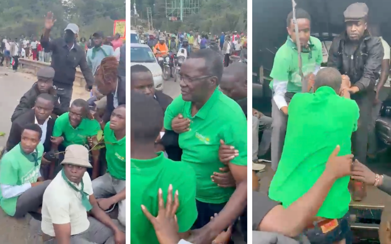 VIDEO: Former CJ David Maraga arrested during protest