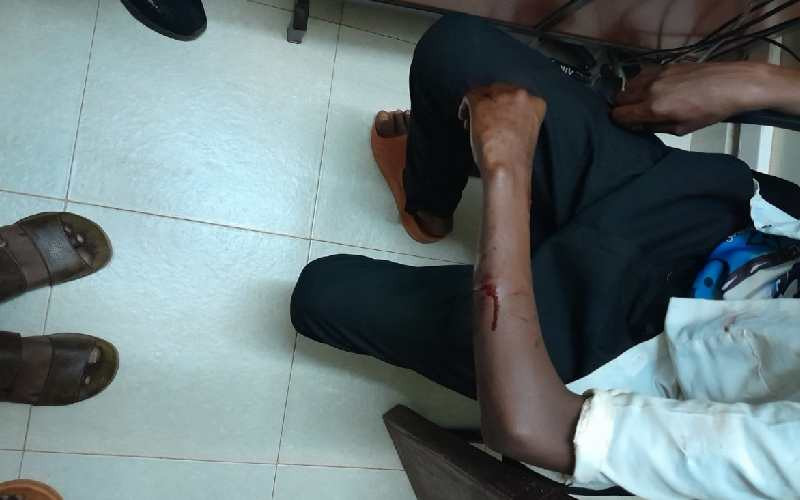 A class seven pupil injured in Al-Shabaab attack