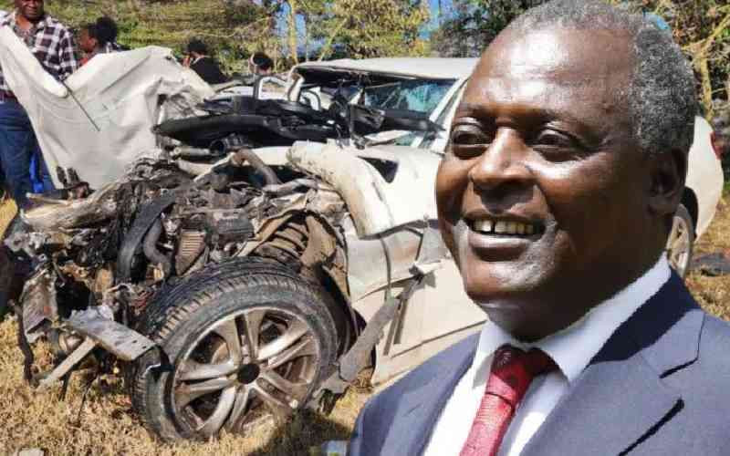 CCTV footage captures fatal ramming of Jirongo's car by bus