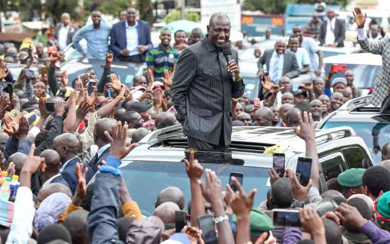 President Ruto lauds police officers for their efforts during protests