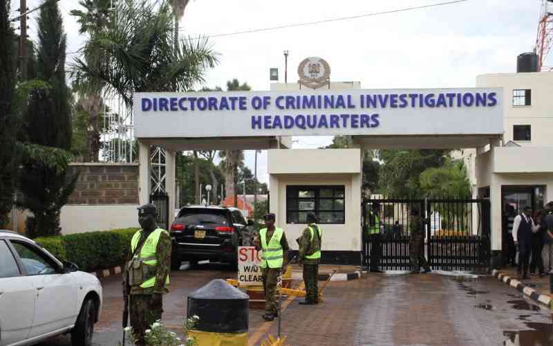 DCI arrest suspect in fatal Ang'ata Barrikoi shooting