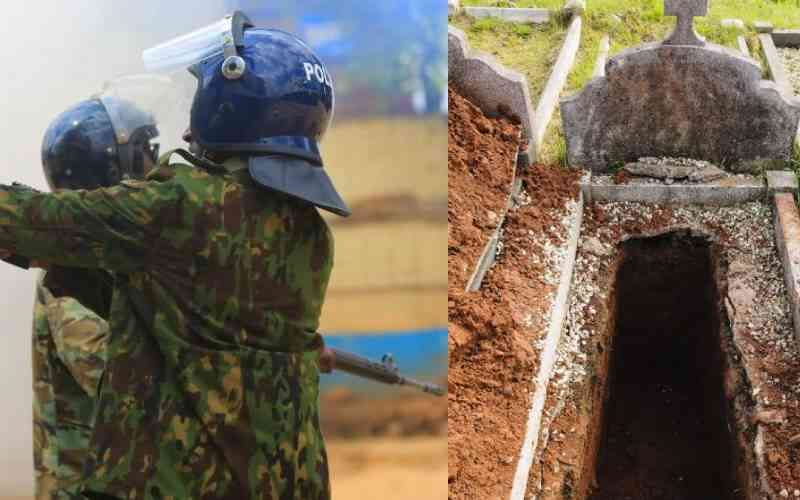 'Return the body': Villagers block burial of guard shot by police during protests