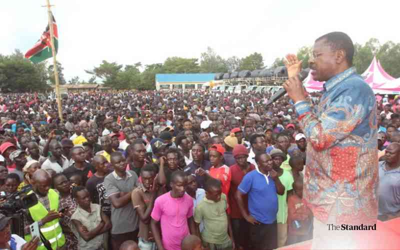 Luhya leaders split over unity party ahead of 2027 polls