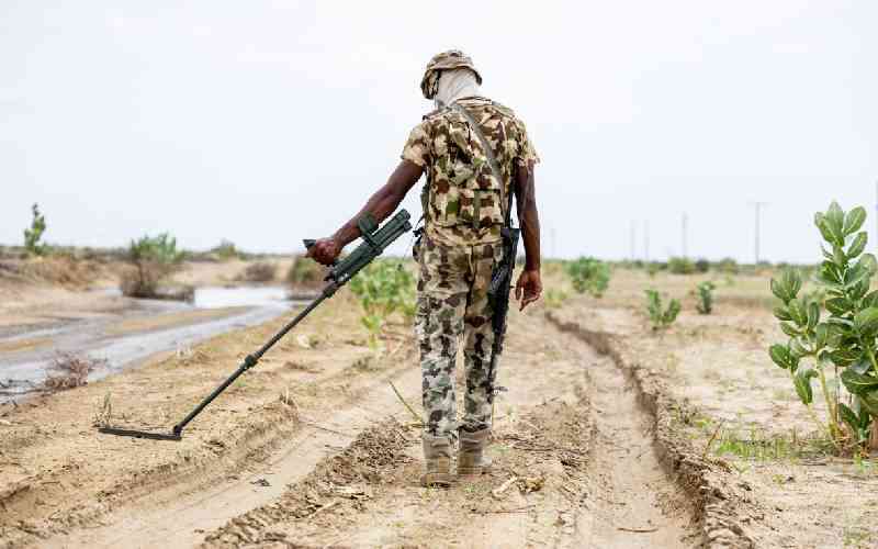 US aid flows to Nigeria anti-landmine efforts - for now