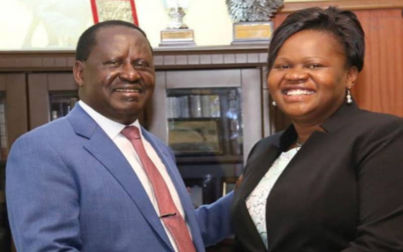 Raila's statement defending Gladys Wanga leaves bad taste in people's mouth
