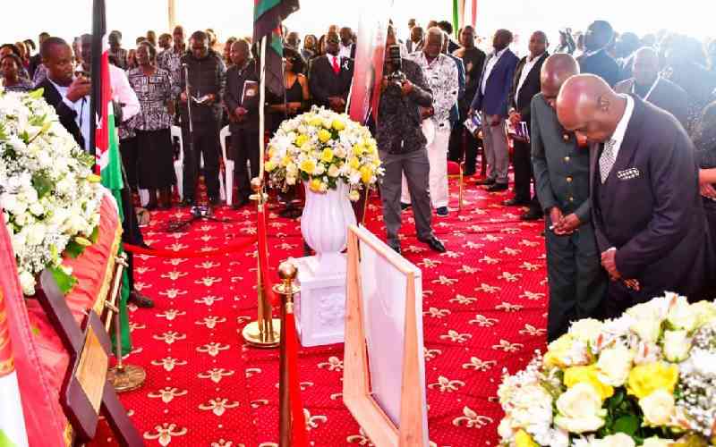 Gideon Moi urges leaders to safeguard Jirongo's legacy