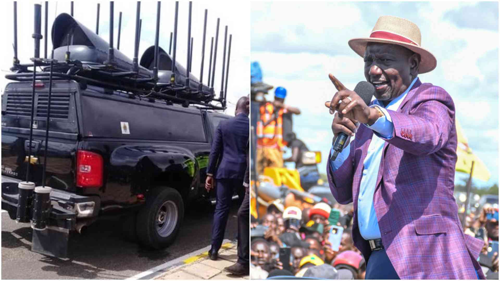 Ruto orders security to switch off signal jammers at public function: 'Wamezoea kuzima network'
