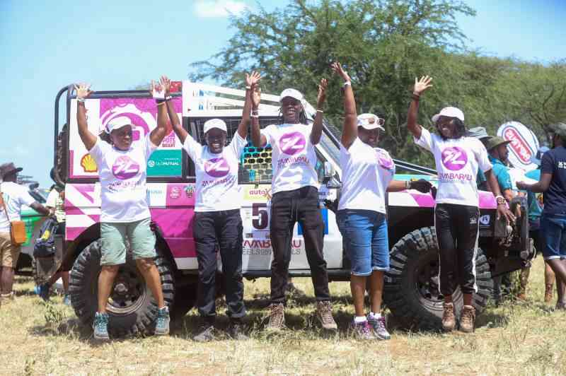 All-women teams take on Rhino Charge challenge