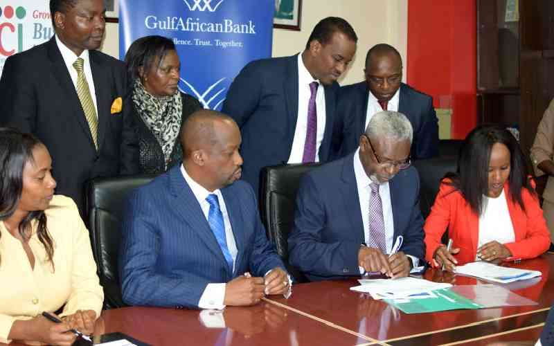 Trader sues Gulf Africa bank for loss of title over Sh58m loan