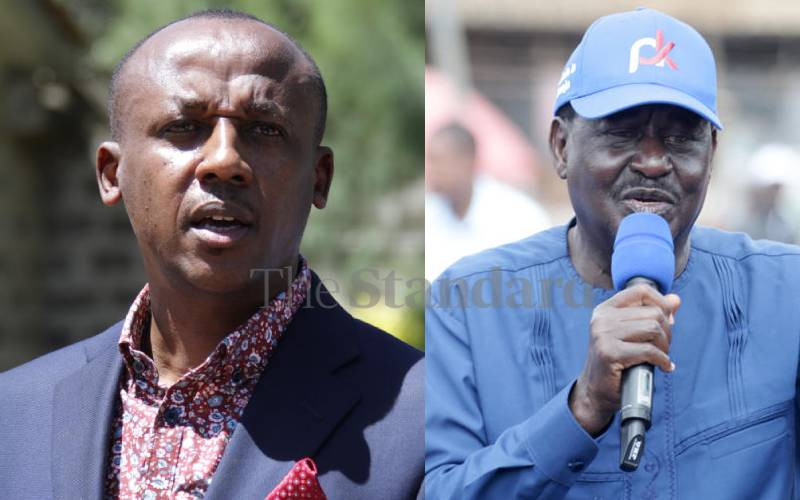 Kilonzo Junior rallies voters to support Raila Odinga's quest