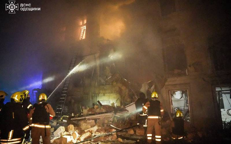 Russia strikes southern Ukraine killing woman, wounding two people