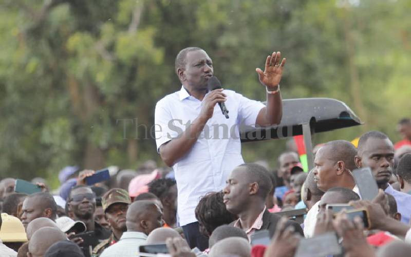 Ruto warns CSs against bias, asks them to serve all Kenyans equally