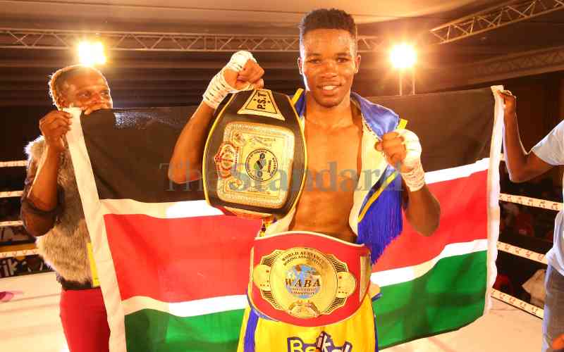 Kimario wins World Alliance Boxing Association Intercontinental Super Bantamweight  title