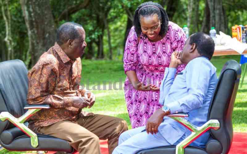 Raila, Kalonzo and Karua drift apart over their 2027 ambitions