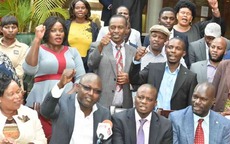 Jubilee leadership wrangles spill over to Nairobi County Assembly