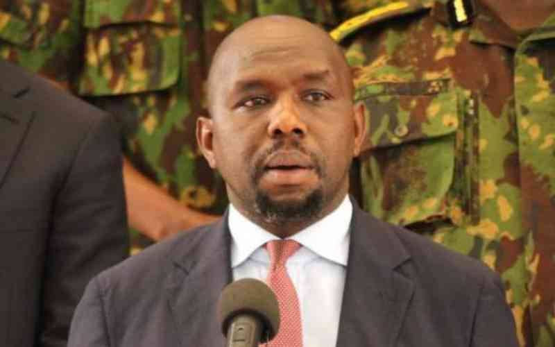 Police to 'end' political meetings due to security threats, CS Murkomen says