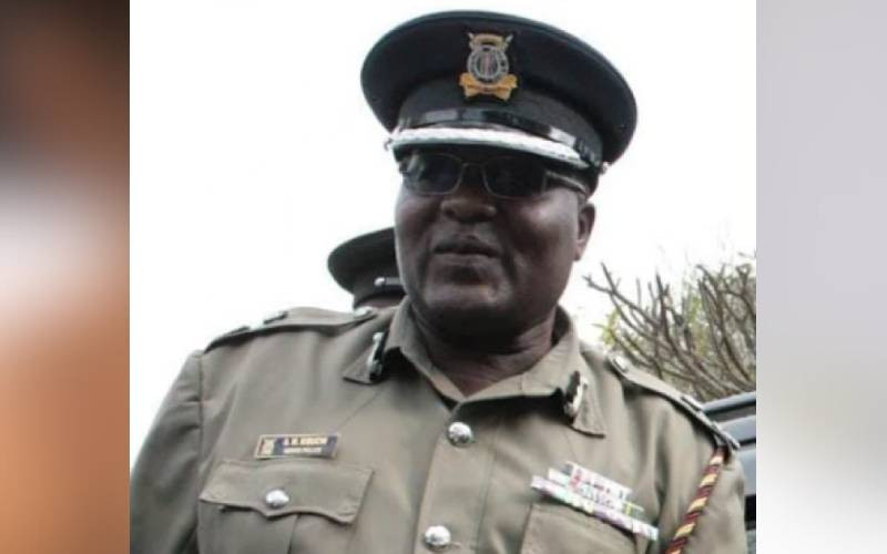 Ex-Nairobi police boss Kibuchi dies after illness