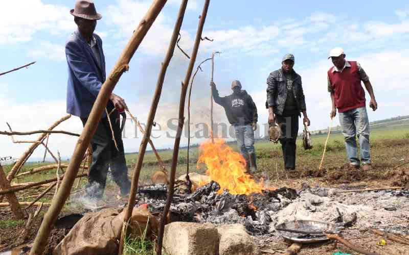 Police defy court order, destroy food and property on disputed land