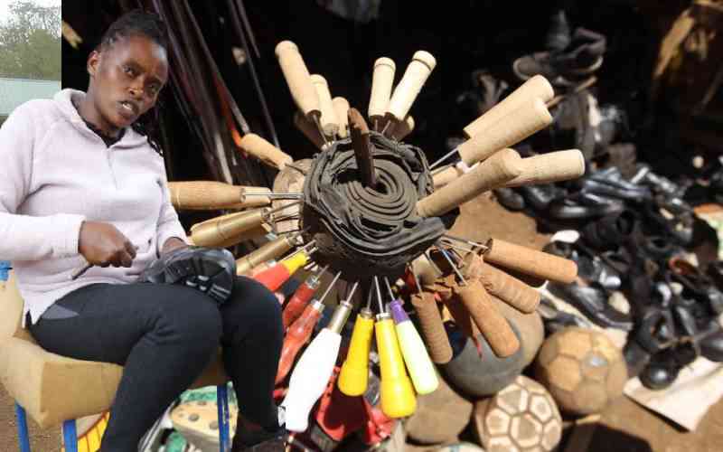 Woman beats all odds and joins the shoe-making industry
