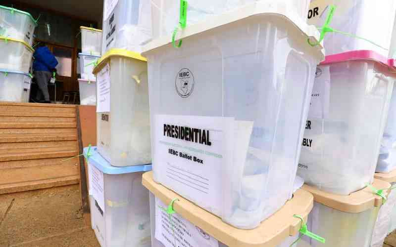 IEBC releases ballot paper, box colours for 2027 poll
