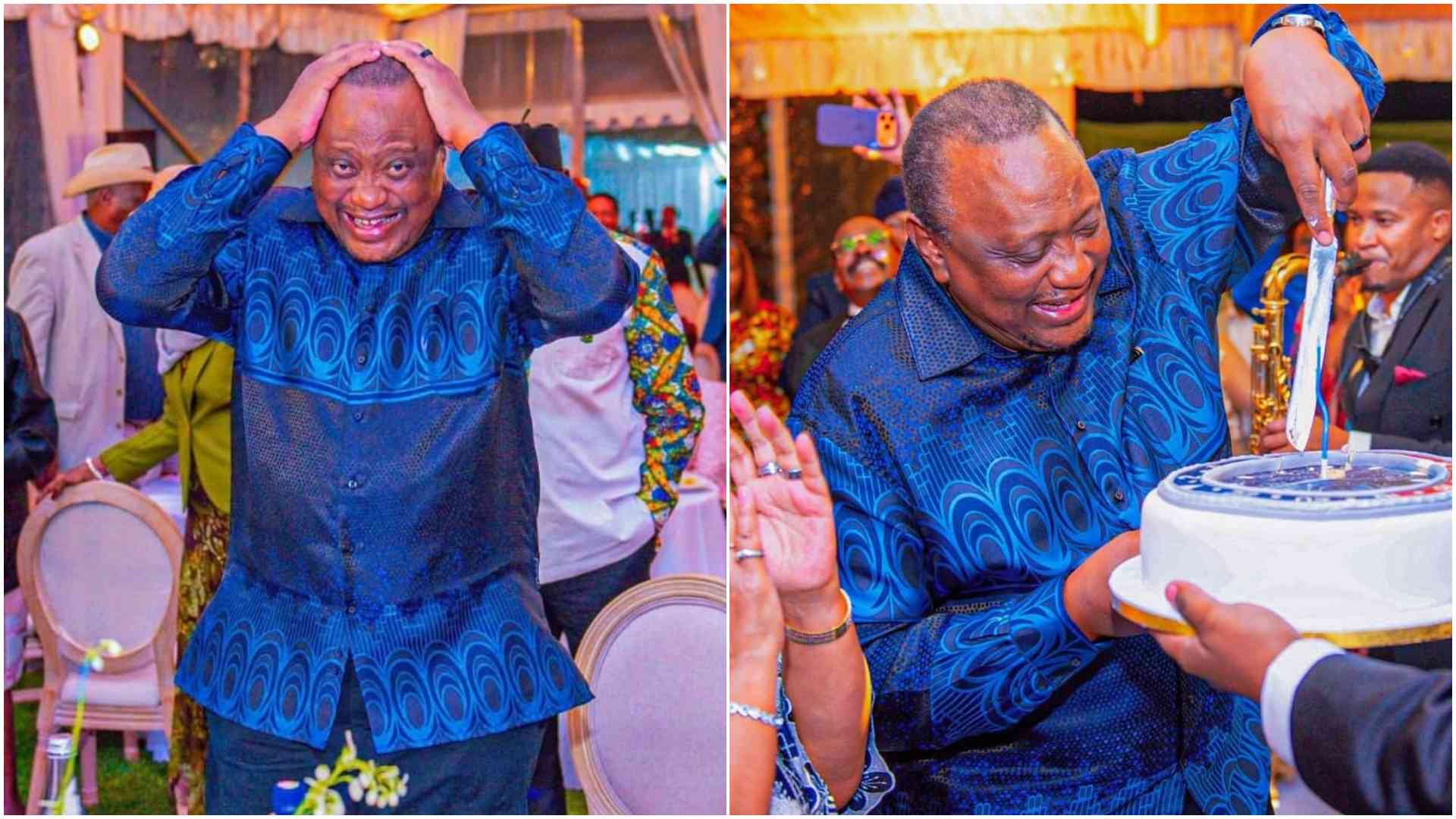 Caught Off Guard: Uhuru Kenyatta's priceless reaction to surprise birthday party