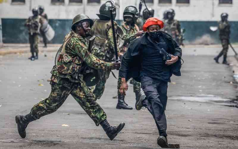 Kenyan anniversary protests turn violent