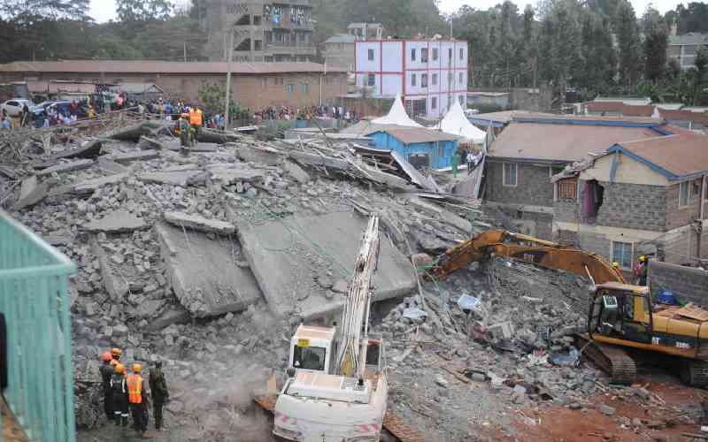 PHOTOS: Building collapses in Kenya