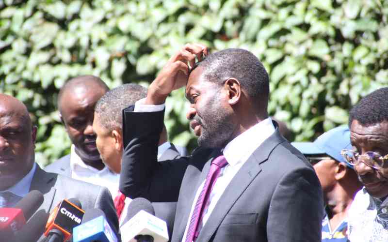 Sifuna kicked out of Senate Committee chaired by Oburu