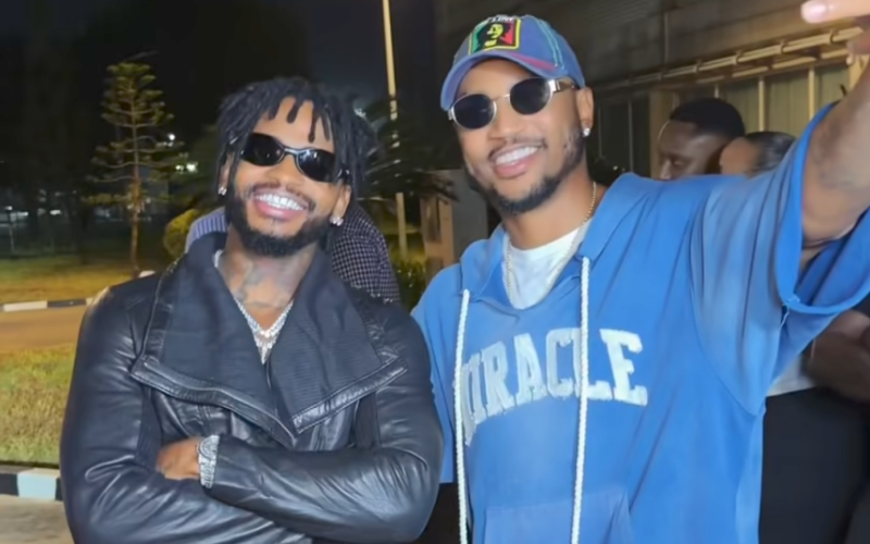 Trey Songz lands in TZ as Diamond Platnumz fuels music collabo talk