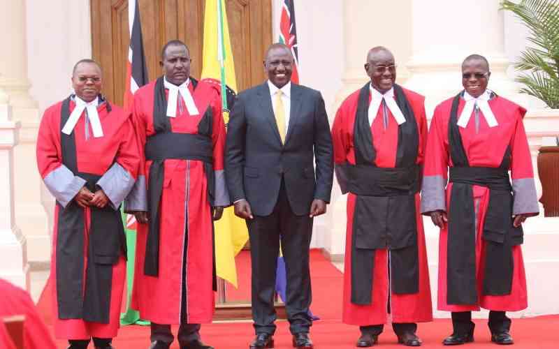 22 judges demand Sh1.2b, sue Ruto for Uhuru's 'sins'