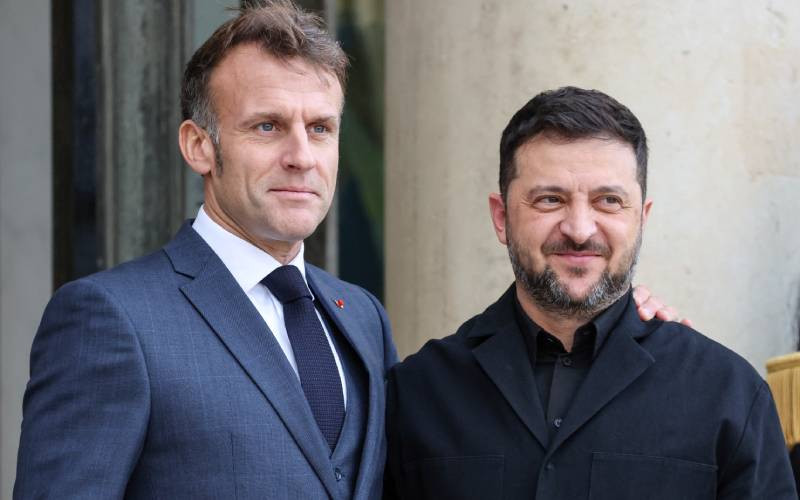 Macron, Zelensky sign accord for Ukraine to buy French fighter jets