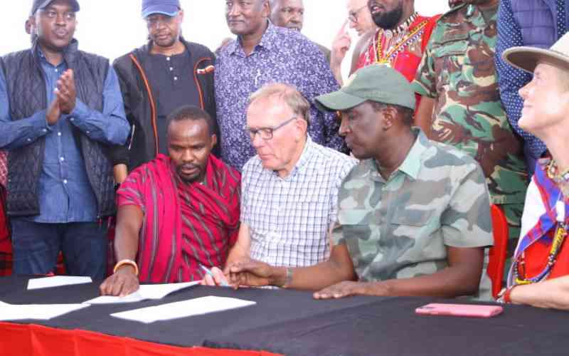 Investors in Mara ecosystem sign lease agreements with county