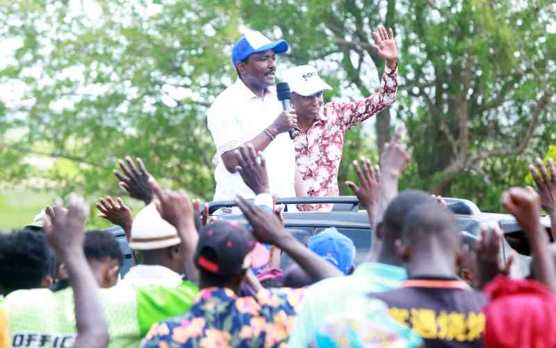 Wiper's Kalonzo campaigns for DCP candidate in Magarini