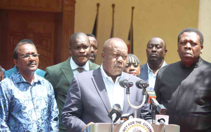 Opposition leaders accuse Ruto of hiking fuel prices for personal gain